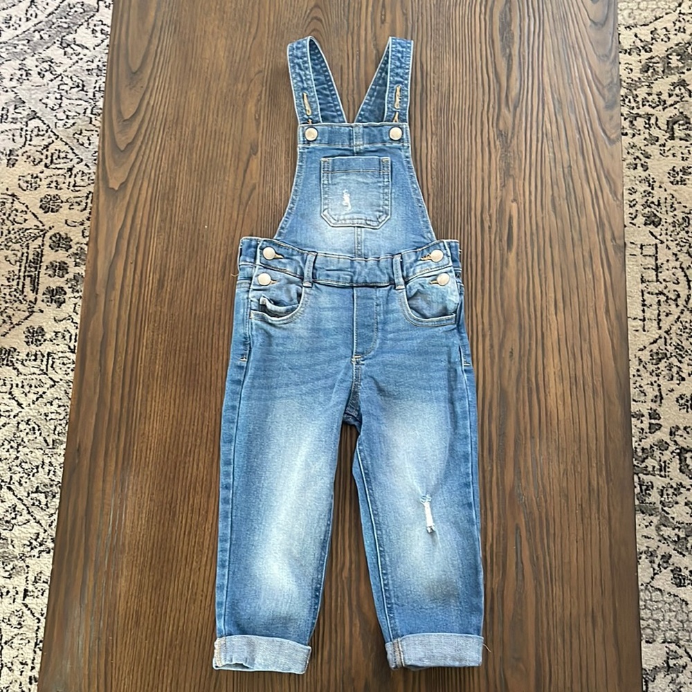 Old Navy Girls Denim Overalls